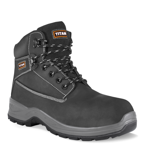 Titan Holton Black Safety Boots Titan Holton Black Safety Boots